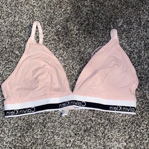 Calvin Klein large pink bralette